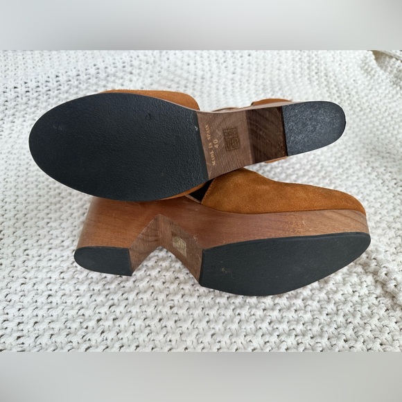Free People Cedar Platform Clogs size 40 or 7.5 - Picture 8 of 9